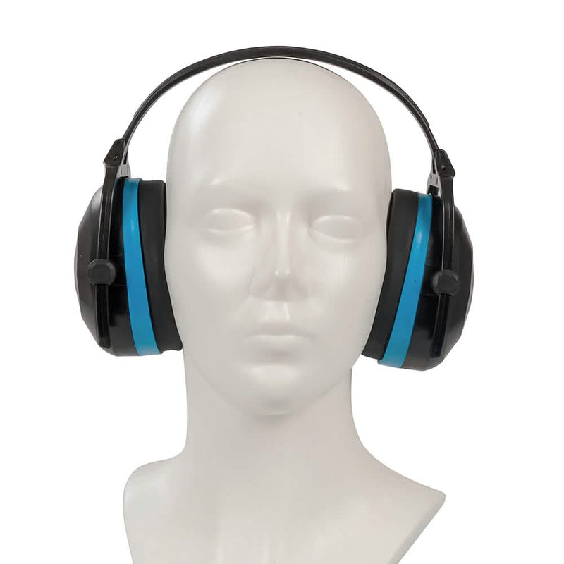 Silverline 633816 Folding Ear Defenders Protectors Muffs SNR 29db Safety PPE