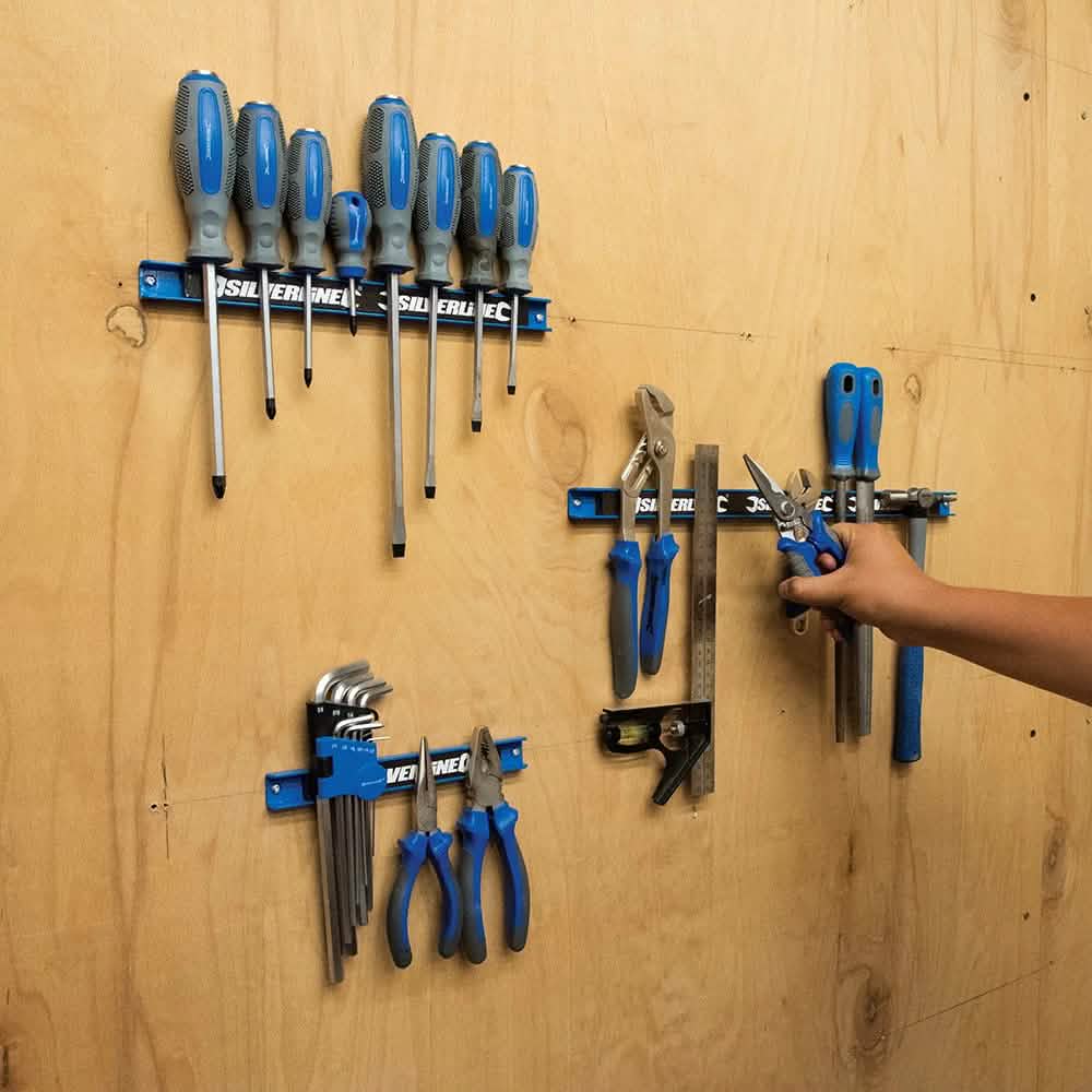 Silverline Magnetic Tool Rack Set 3pce 203, 305 & 457mm 633950 Lifetime Warranty