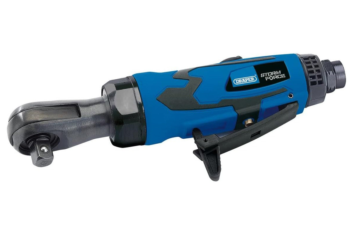 Draper 65019 Storm Force Stubby Air Ratchet, 3/8" Sq. Dr.