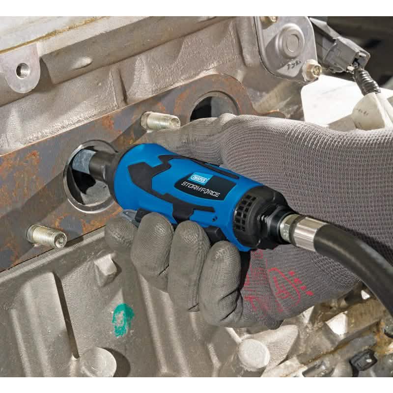 Draper Storm Force Composite Straight Mini Air Die Grinder, 6Mm 65130
