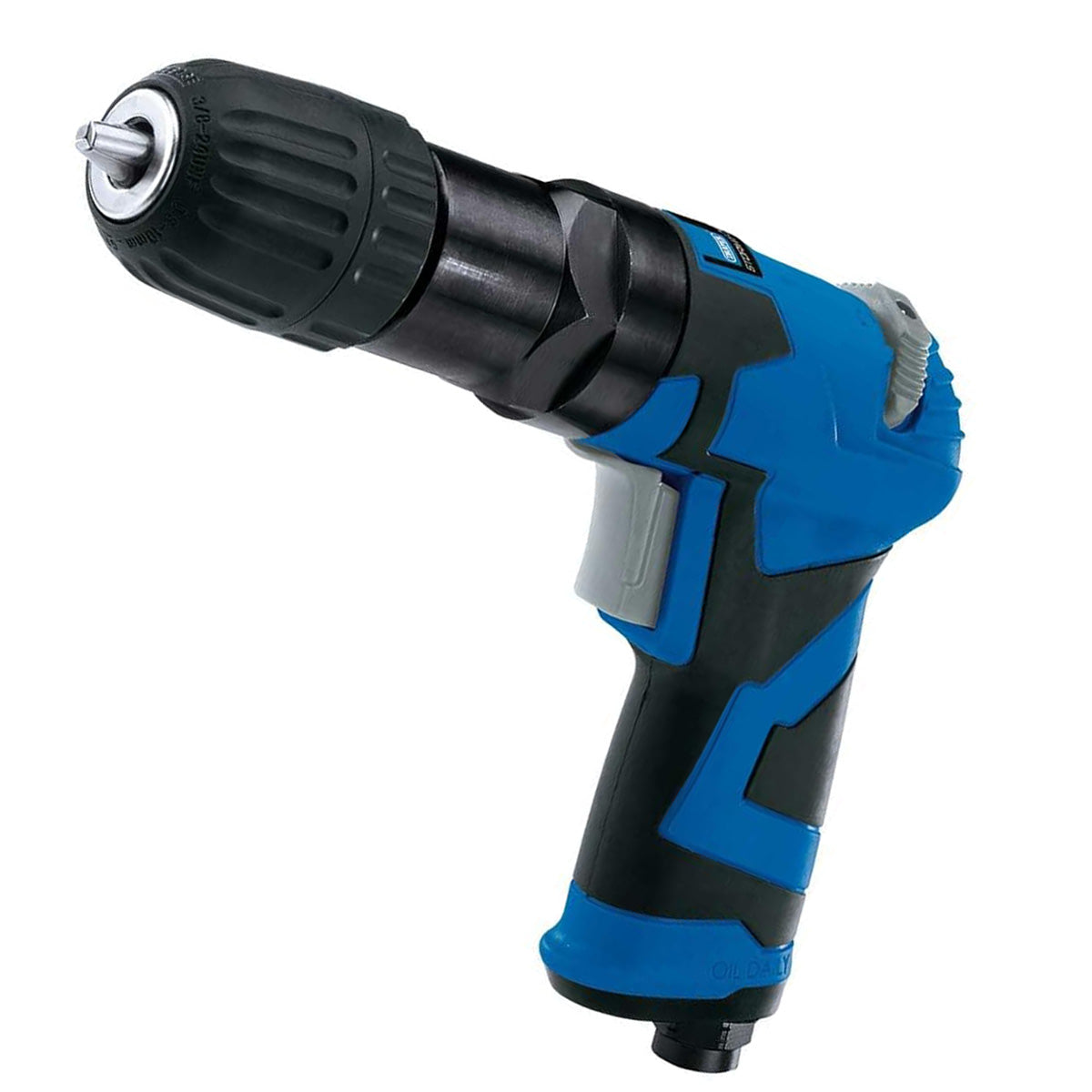 Draper 65138 Storm Force Composite Reversible Air Drill | 3/8" Keyless Chuck