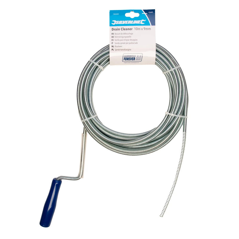 Sink Drain Cleaner Unblocker Bath Pipe Kitchen Lifetime Warranty Wire 10Metres