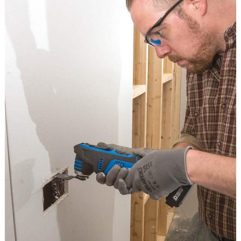 Draper 00595 Cordless Oscillating Multi-Tool Charger 20V Battery + 31pc Accessories