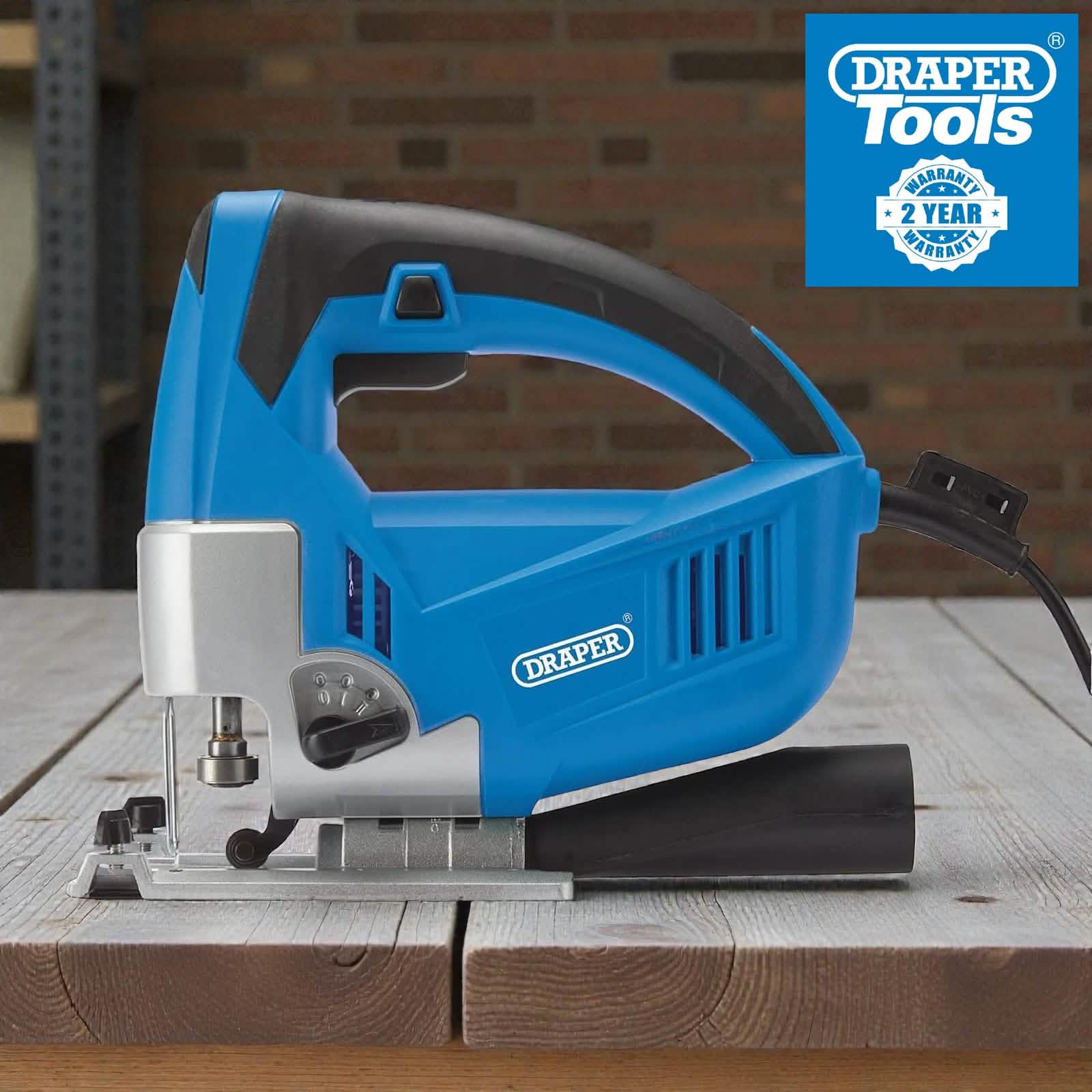 Draper 70153 750W Electric Orbital Jigsaw with Variable Speed and Pendulum Action