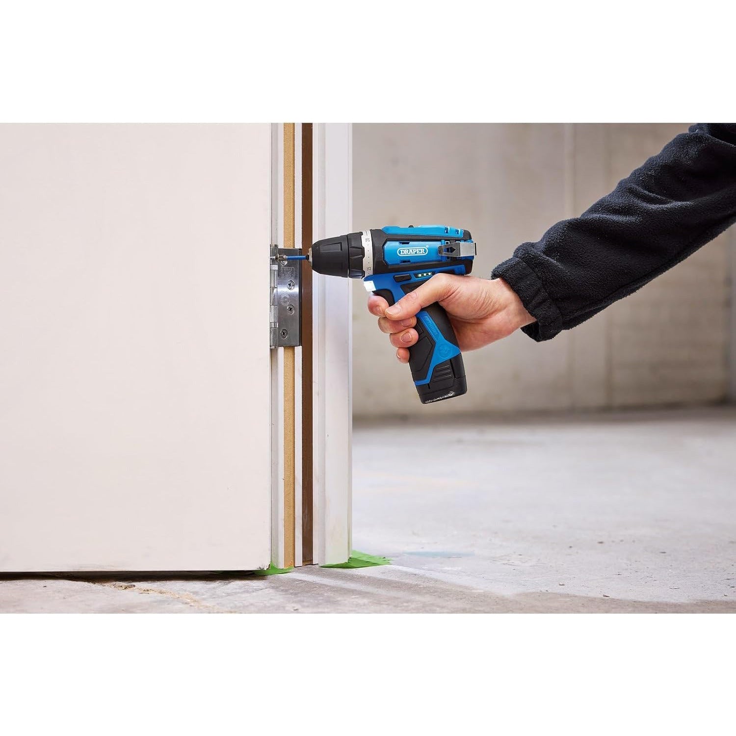 Draper 70328 Cordless Drill Driver | Includes 12V Li-ion Battery, Fast Charger & Case