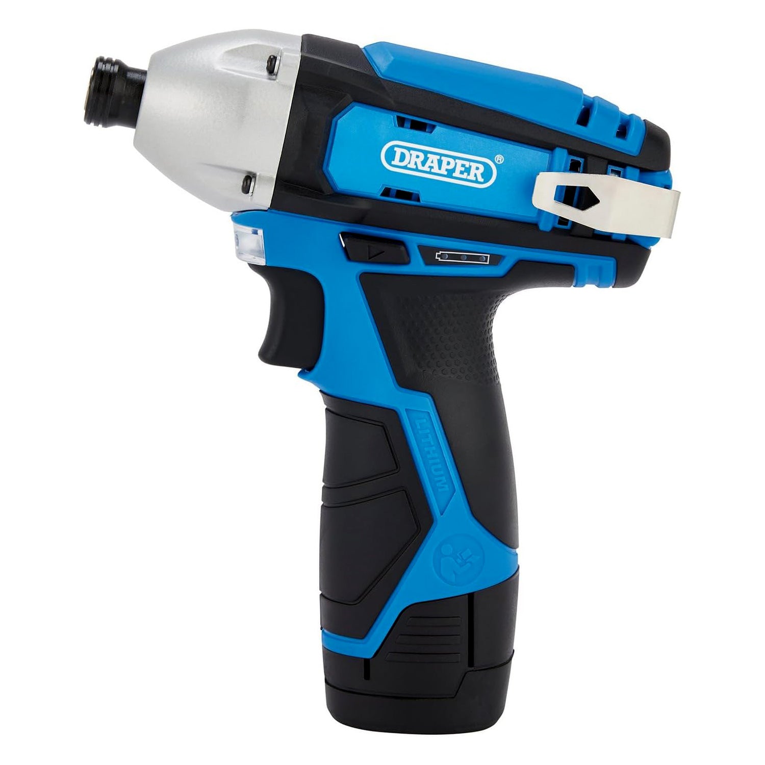 Draper 70332 12V Cordless Impact Driver | Li-ion Battery, Fast Charger & Case