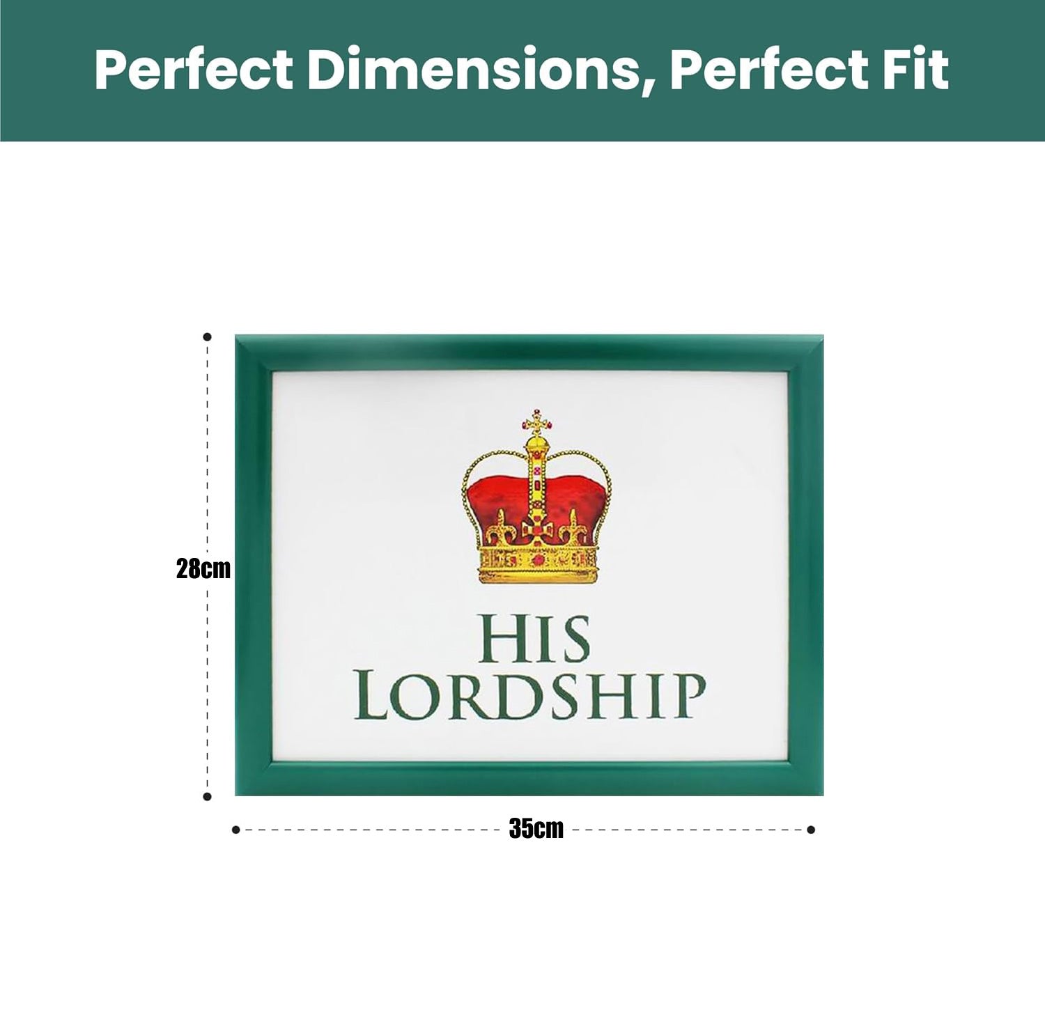 His Lordships Lap Tray Cushioned Laptop Tray with Padded Beanbag Base | Ideal for TV Dinners Bed