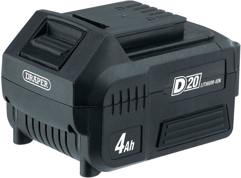 Draper D20 Li-ion Battery 20V 4.0AH | Interchangeable Battery for Cordless Power Tools