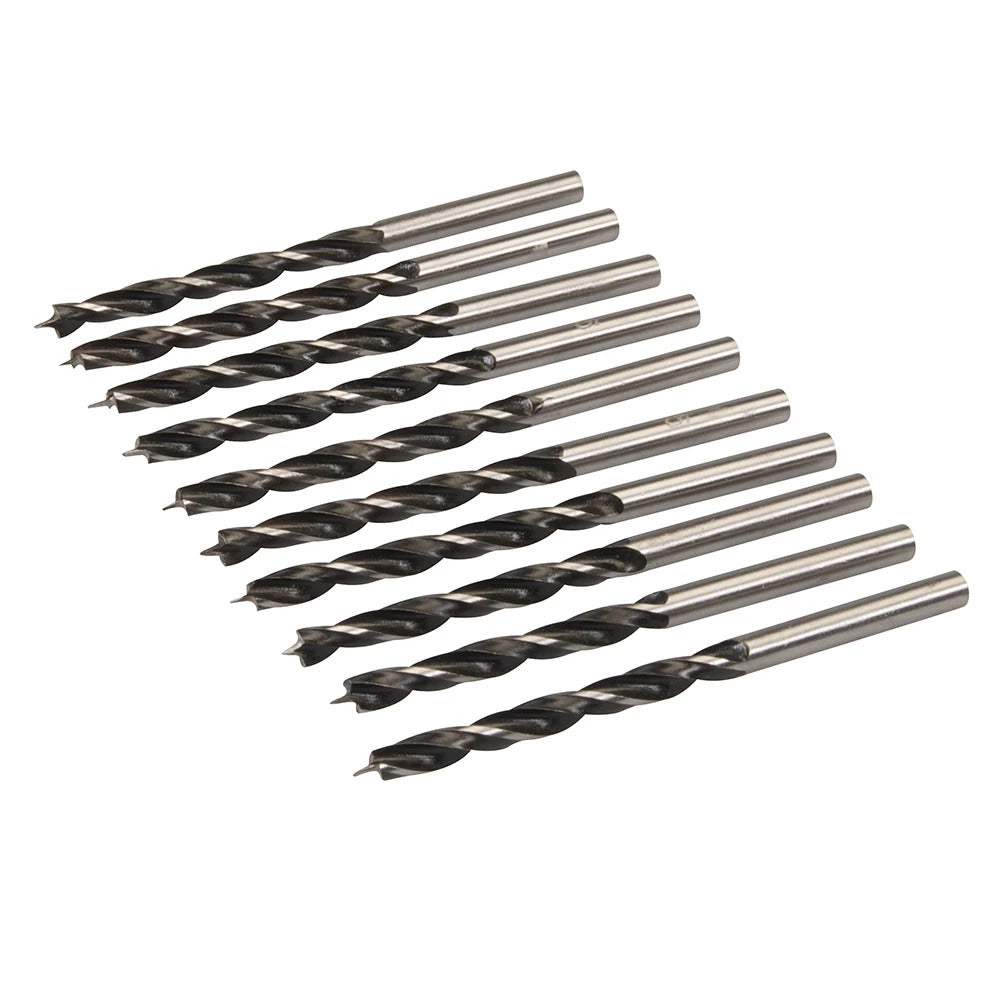 8mm Drill Bits Lip and Spur Silverline 721675 (10 PACK)