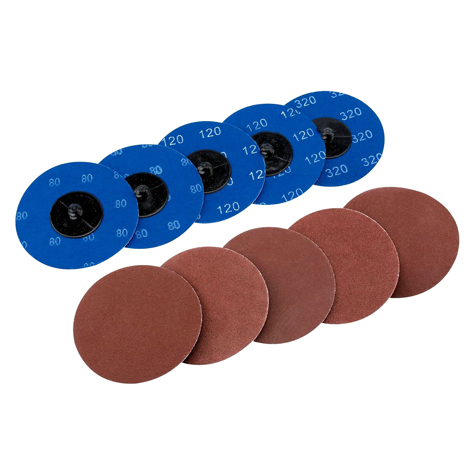 Draper 65069 75mm Compact Composite Body Air Sander + 10pc Sanding Pads