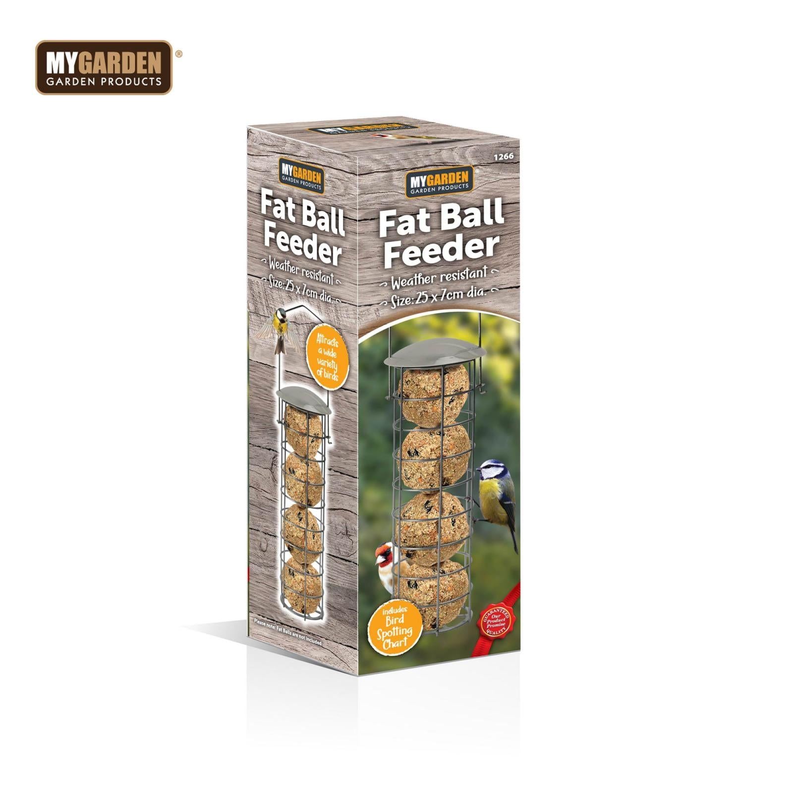 Hanging Garden Bird Feeders Fatball Seeds Peanuts Nuts Feeding Station  - 2 PACK