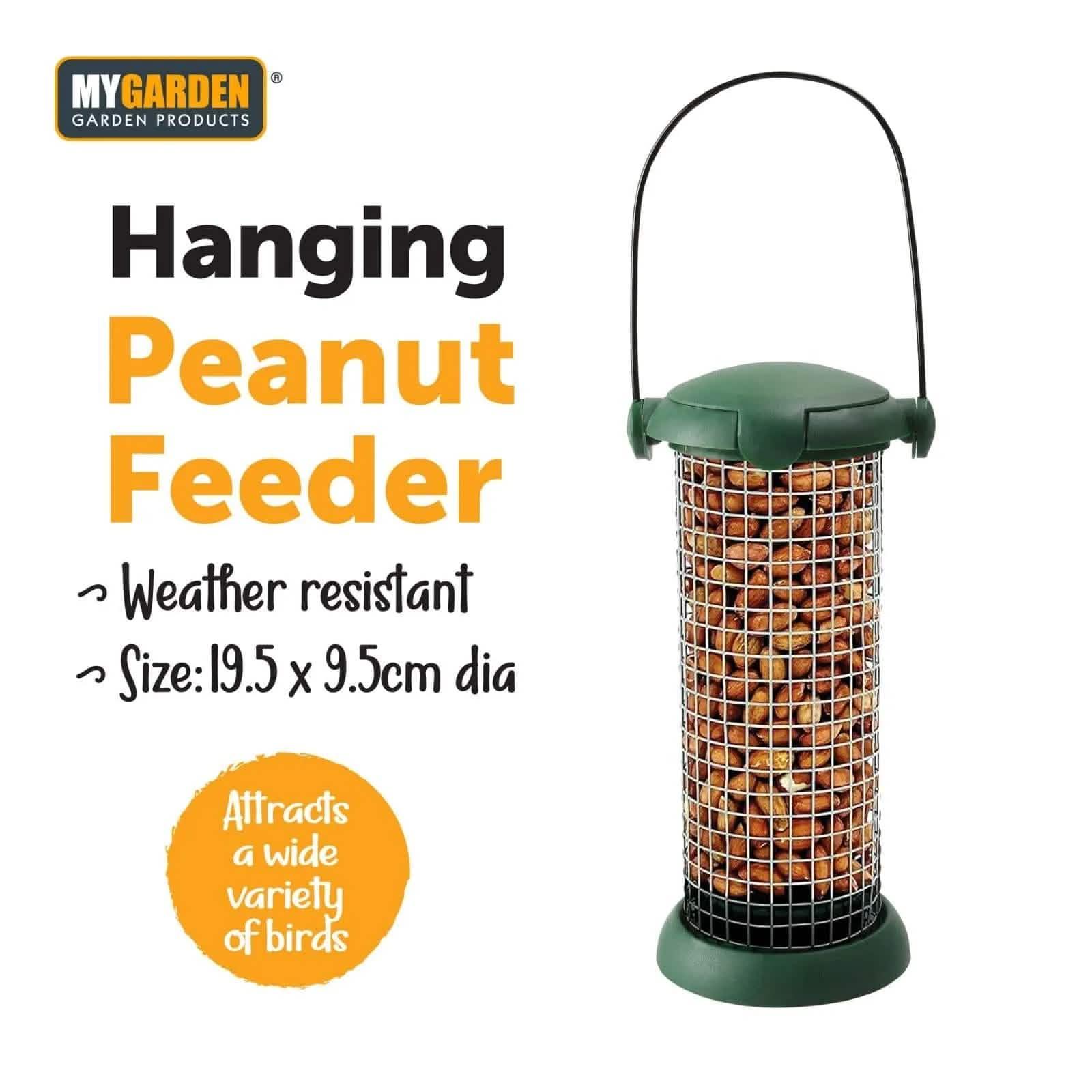 Hanging Garden Bird Feeders Fatball Seeds Peanuts Nuts Feeding Station  - 2 PACK