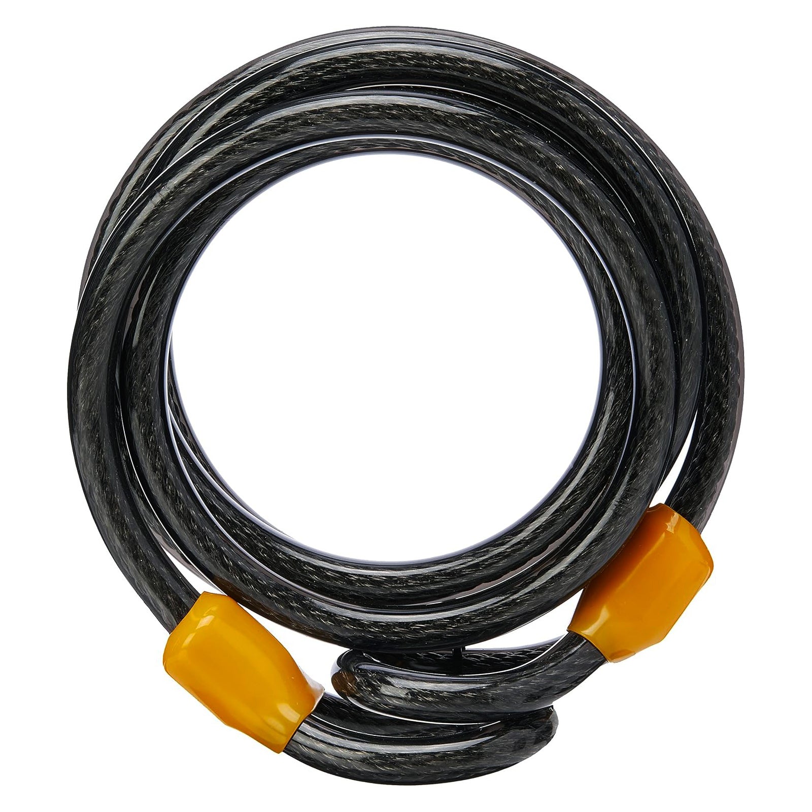 2.1m Bike Security Cable + D-Shackle Lock Steel U Shaped Bicycle Padlock with 2 Keys