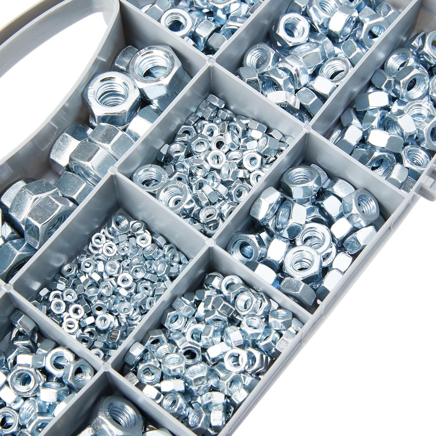Hex Nuts Pack  Silver  1000 PCE Fixman 771284