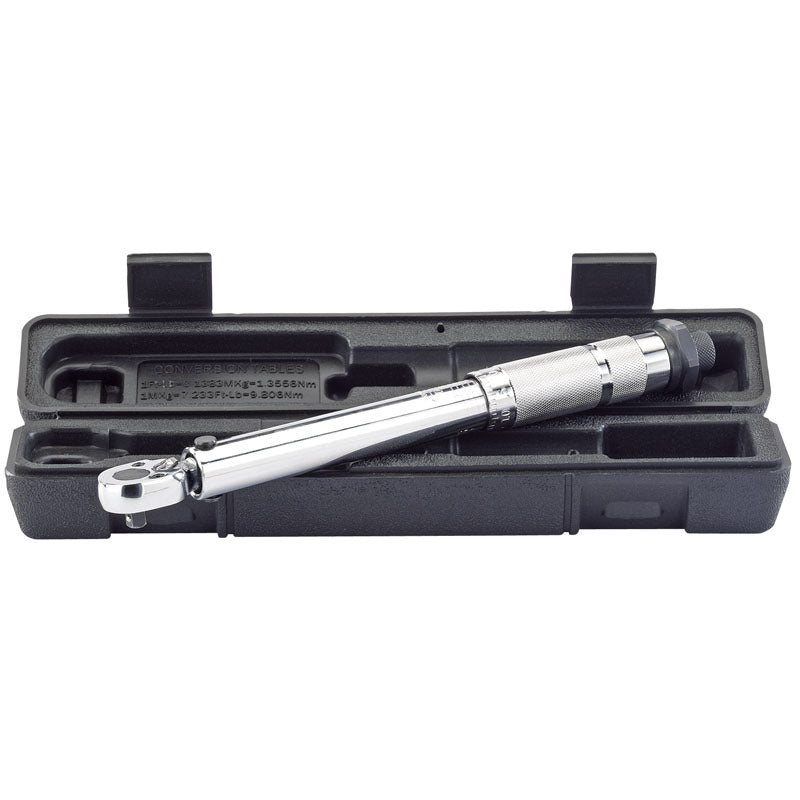 Draper Torque Wrench, 1/4" Sq. Dr., 5 - 25Nm Dr-78639