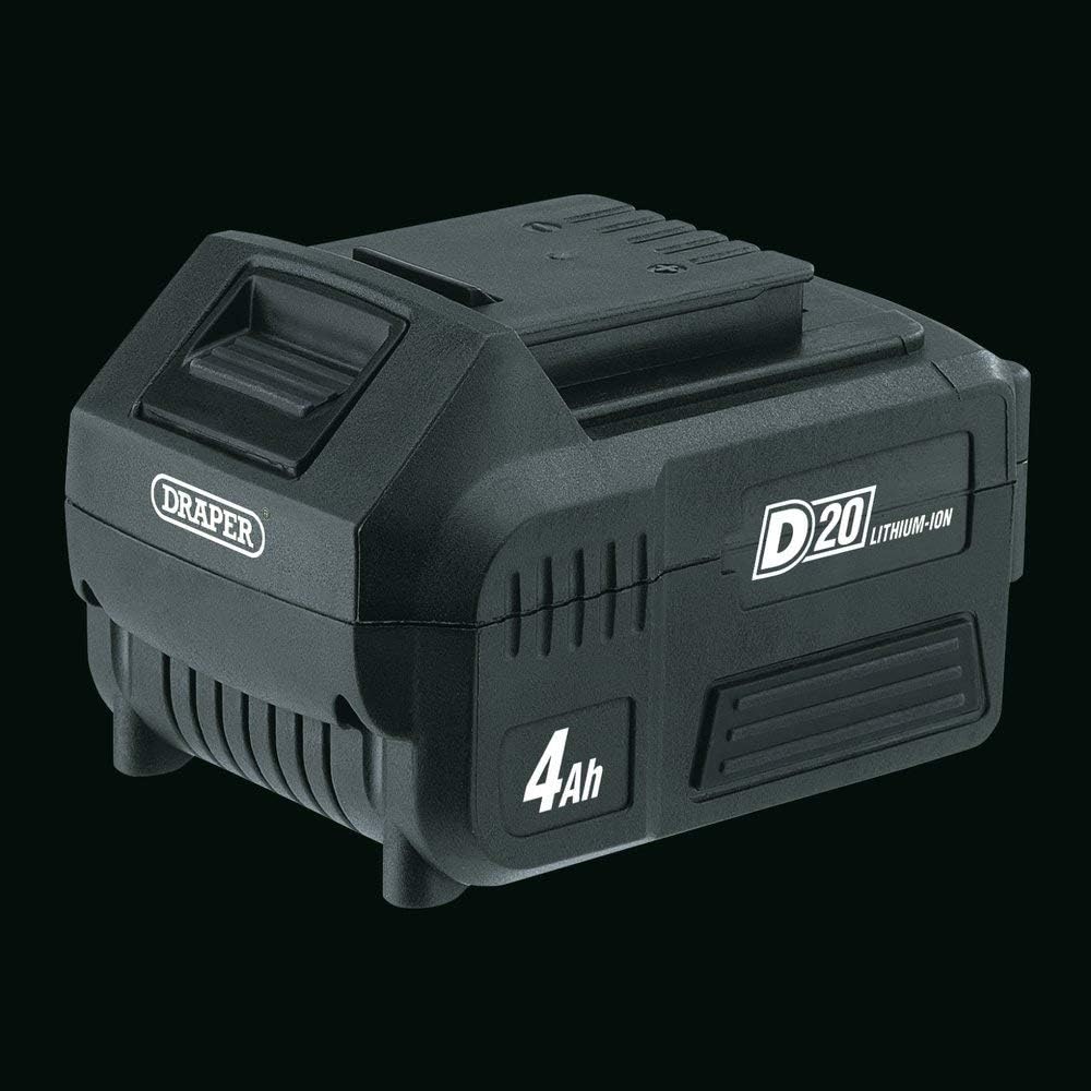 Draper D20 20V Brushless Combi Drill with 1 x 4.0Ah Battery, Fast Charger + Carry Case 79894