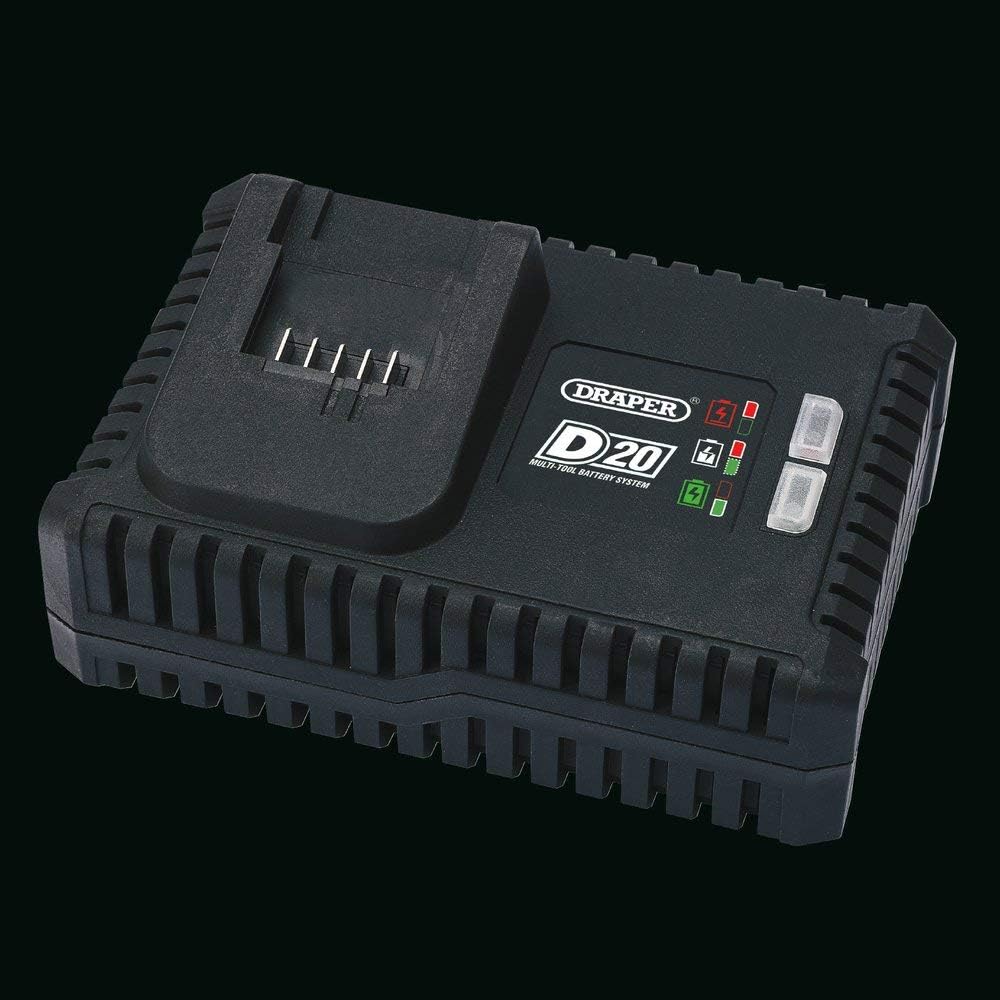 Draper D20 20V Brushless Combi Drill with 1 x 4.0Ah Battery, Fast Charger + Carry Case 79894