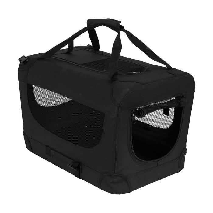 Small Foldable Pet Carrier Black Bag – 51 x 33 x 33cm