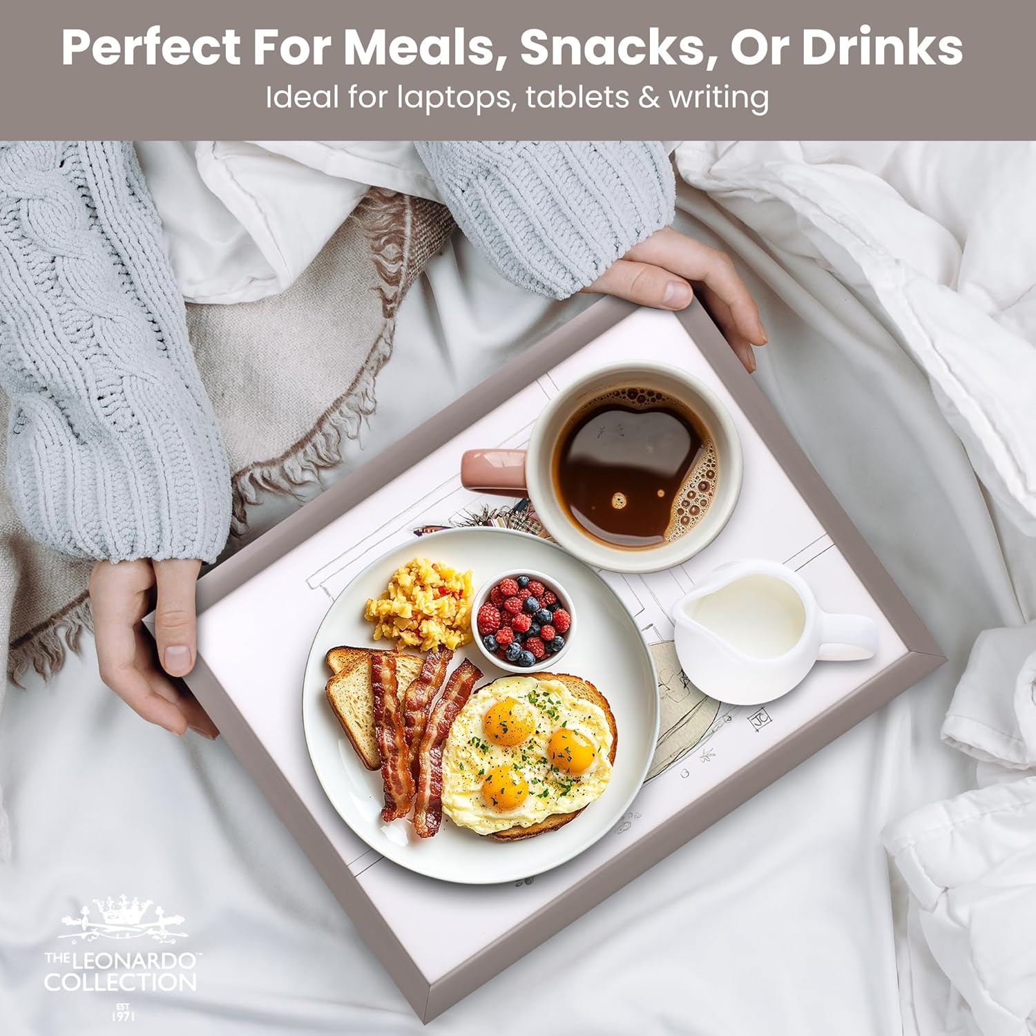 Kimba Kitten Lap Tray Cushioned Laptop Tray Padded Beanbag Base for TV Dinners Bed