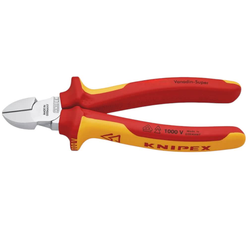 Knipex 81262 70 06 160 Sbe Fully Insulated Diagonal Side Cutter, 160Mm Dr-81262