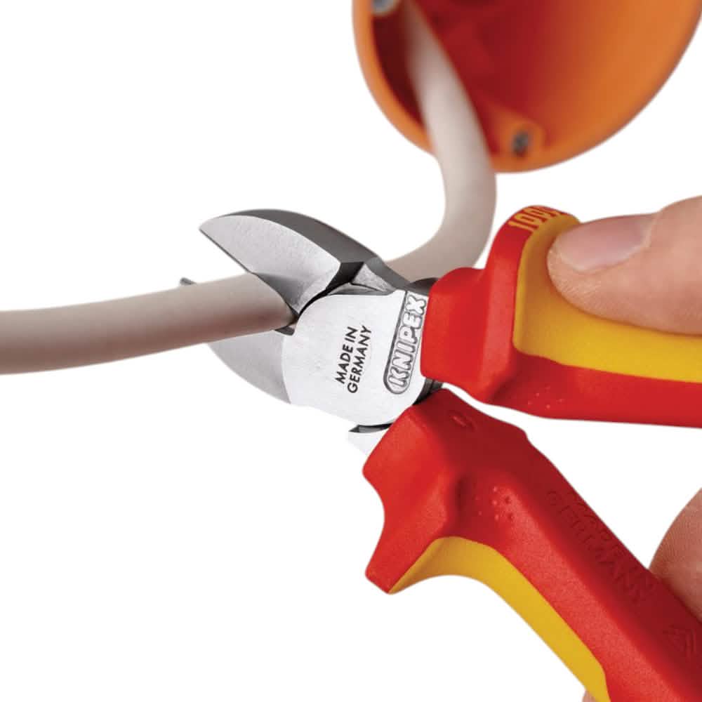 Knipex 81262 70 06 160 Sbe Fully Insulated Diagonal Side Cutter, 160Mm Dr-81262