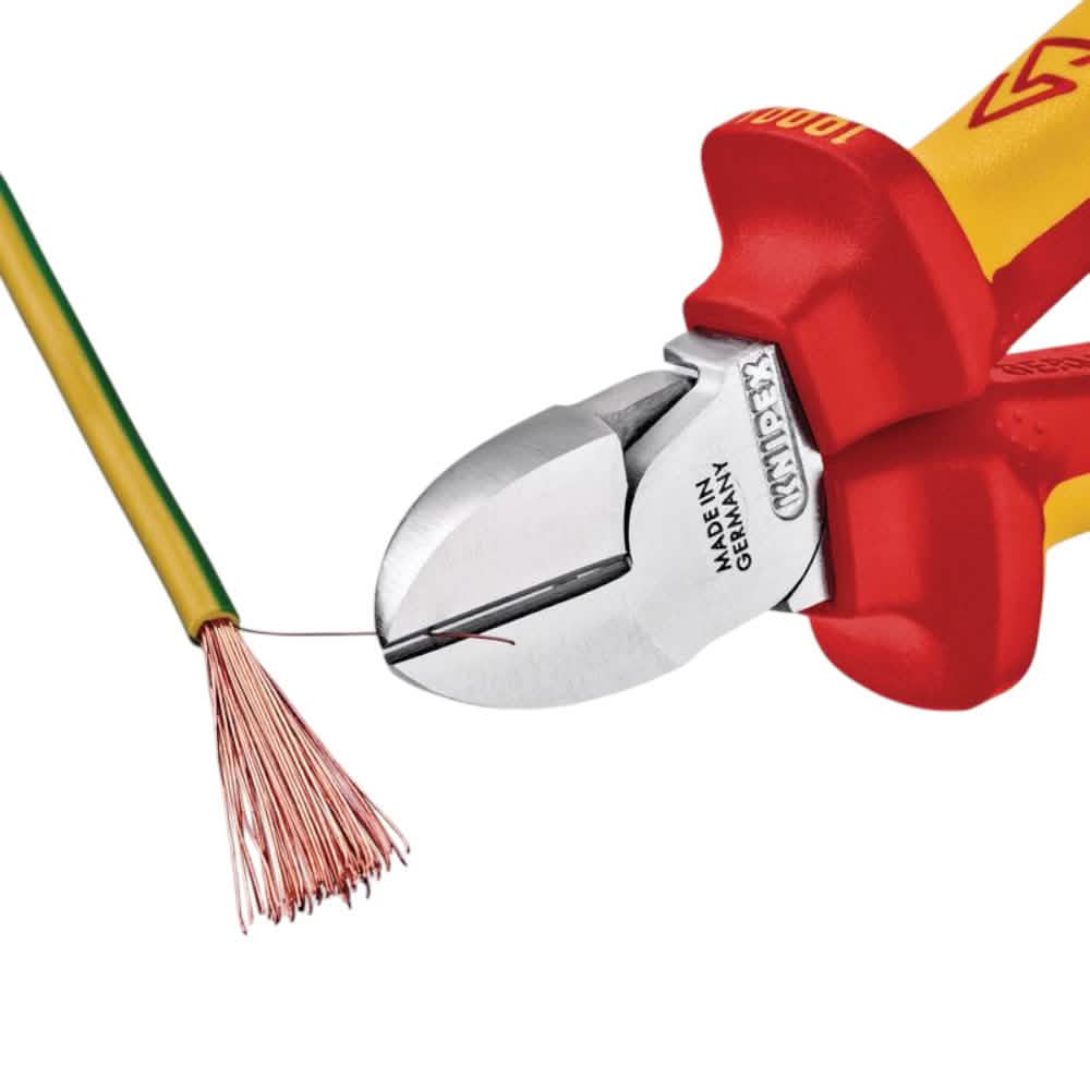 Knipex 81262 70 06 160 Sbe Fully Insulated Diagonal Side Cutter, 160Mm Dr-81262