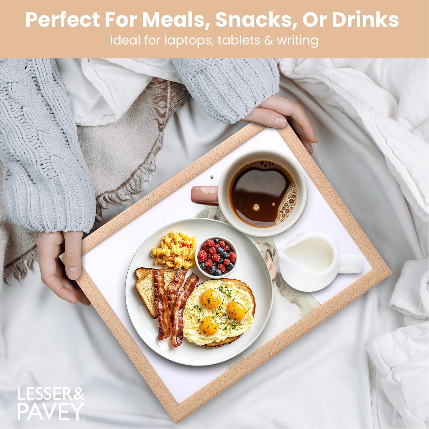 Staffordshire Bull Terrier Lap Tray Cushioned Laptop Tray with Padded Bean Bag Base