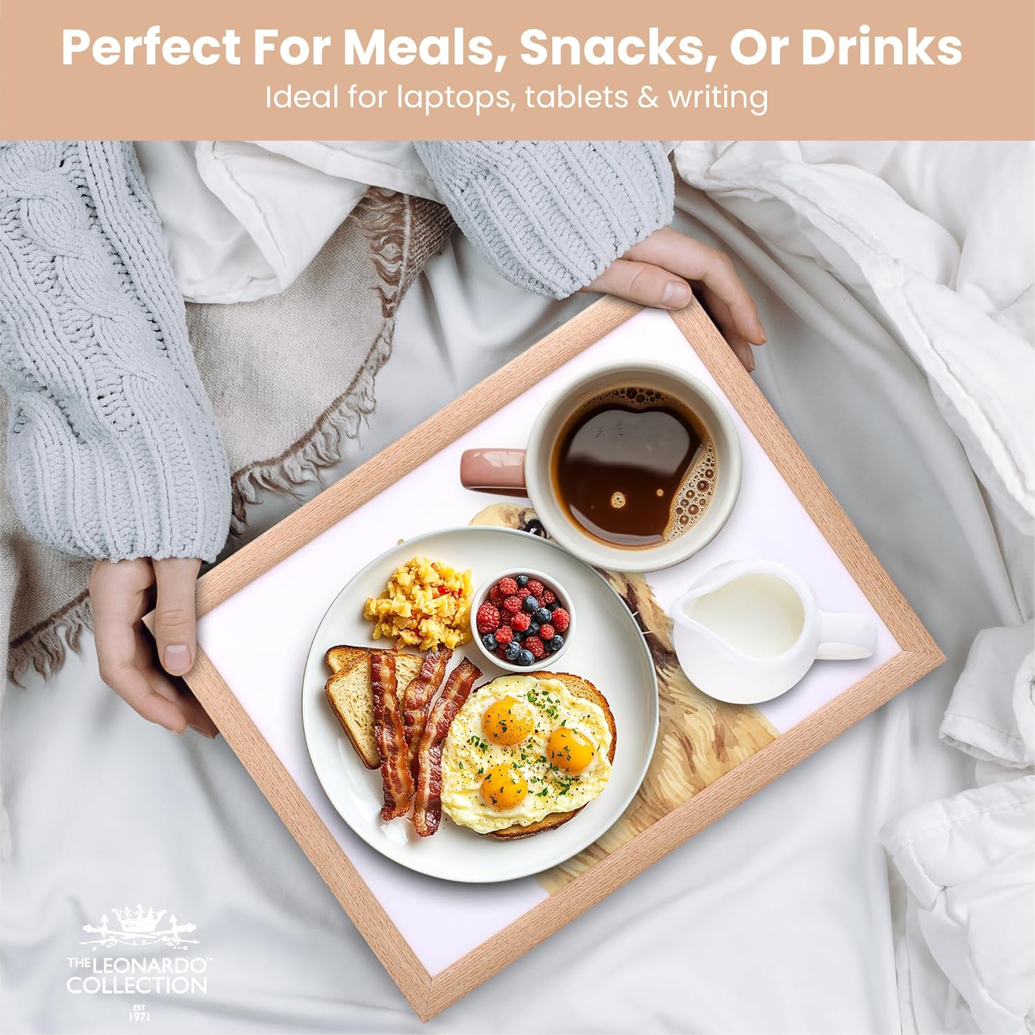 Golden Retriever Lap Tray Cushioned Laptop Tray with Padded Beanbag Base | Ideal for TV Dinners or Bed