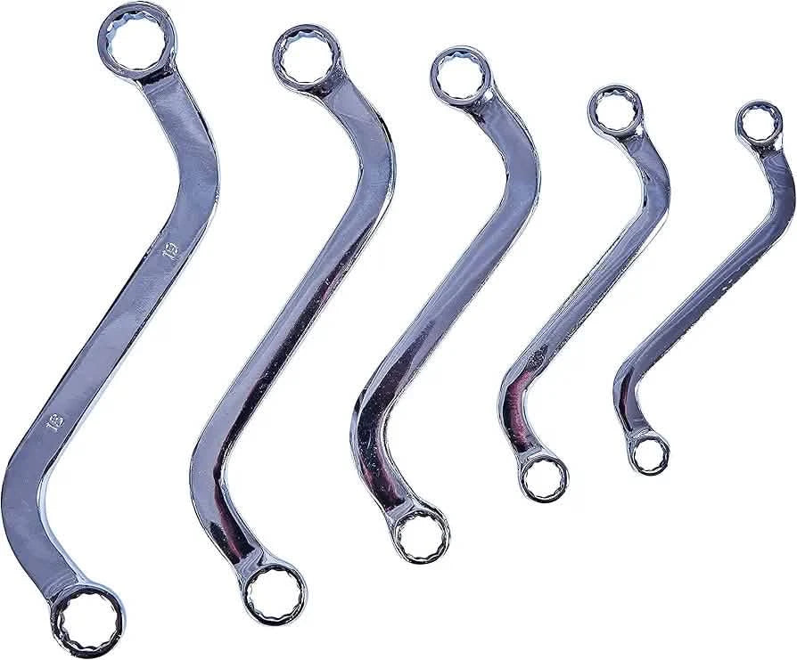 Amtech K1130 5 Piece S-Shaped Spanner Set