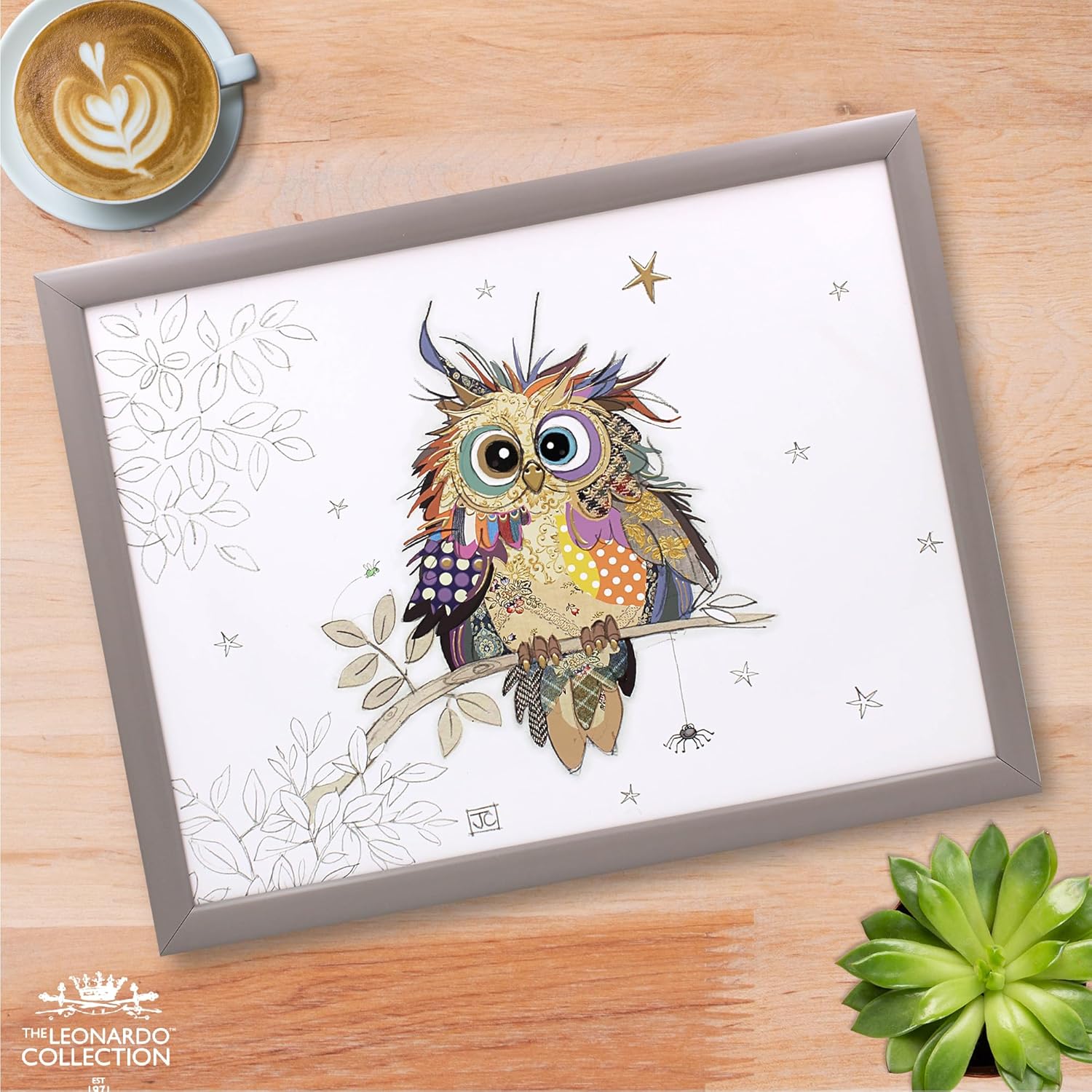 Otto the Owl Lap Tray Cushioned Laptop Tray with Padded Bean Bag Base