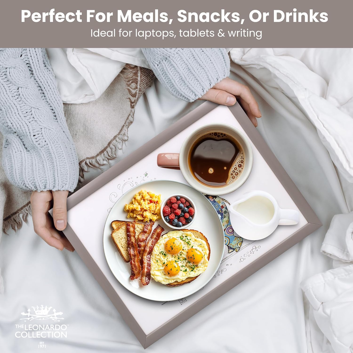 Eddie the Elephant Lap Tray Cushioned Laptop Tray with Padded Bean Bag Base