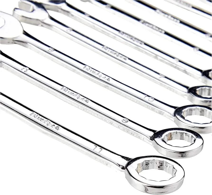 Blue Spot 4311 Micro Combination Spanner, Silver, Set of 10 Piece