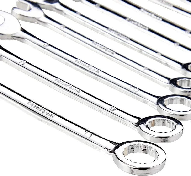 Blue Spot 4311 Micro Combination Spanner, Silver, Set of 10 Piece