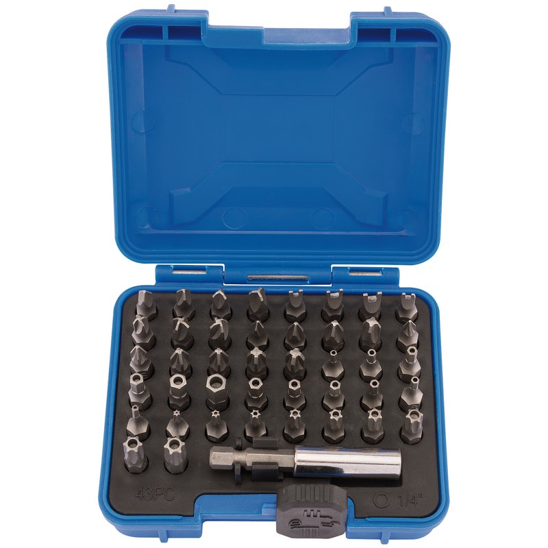 Draper Security Screwdriver Bit Set (43 Piece) 82397