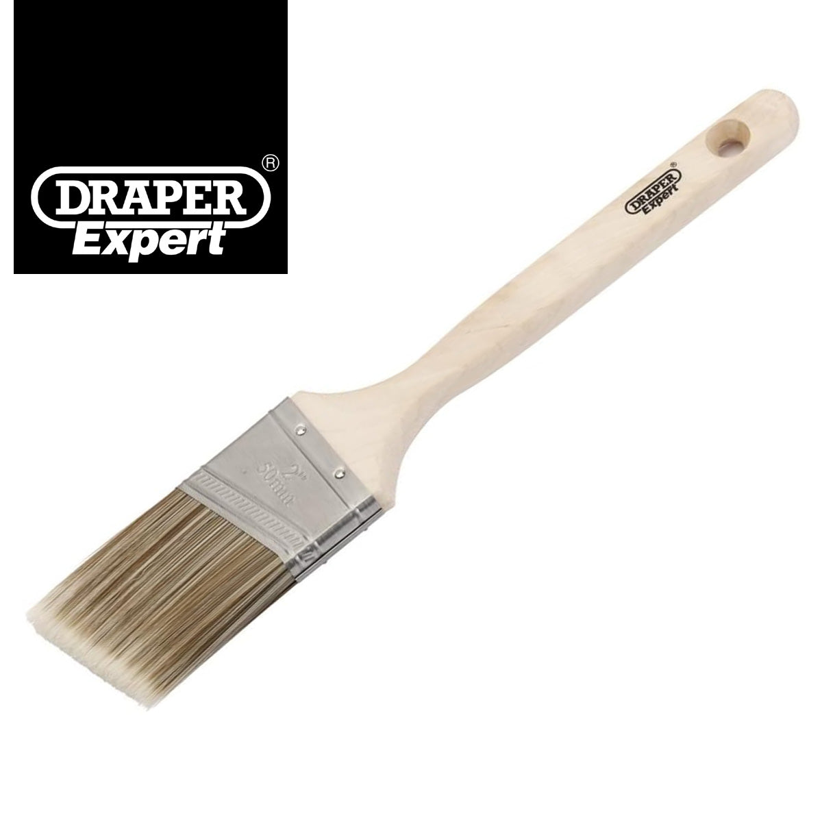 Draper 82555 50mm Precision Paint Brush | Synthetic Bristle Cutting In Paintbrush