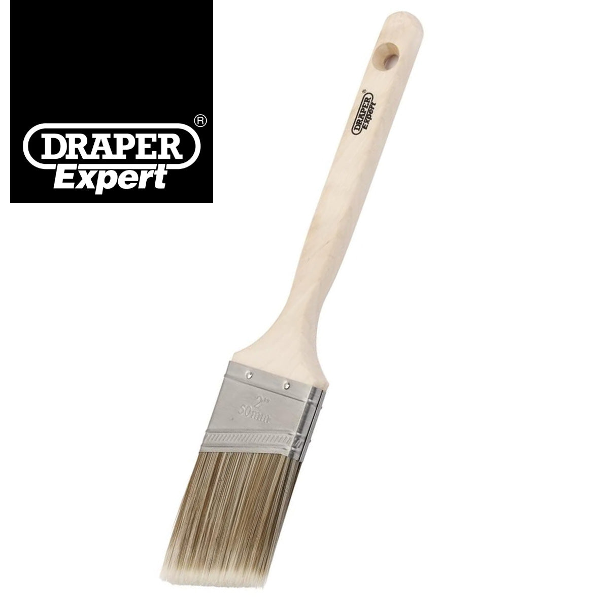 Draper 82555 50mm Precision Paint Brush | Synthetic Bristle Cutting In Paintbrush