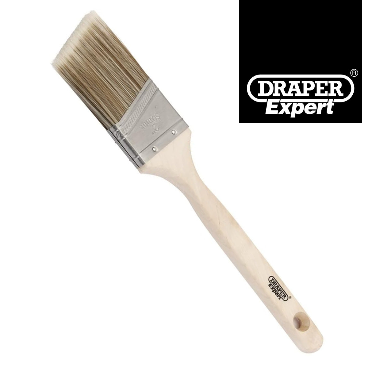 Draper 82555 50mm Precision Paint Brush | Synthetic Bristle Cutting In Paintbrush