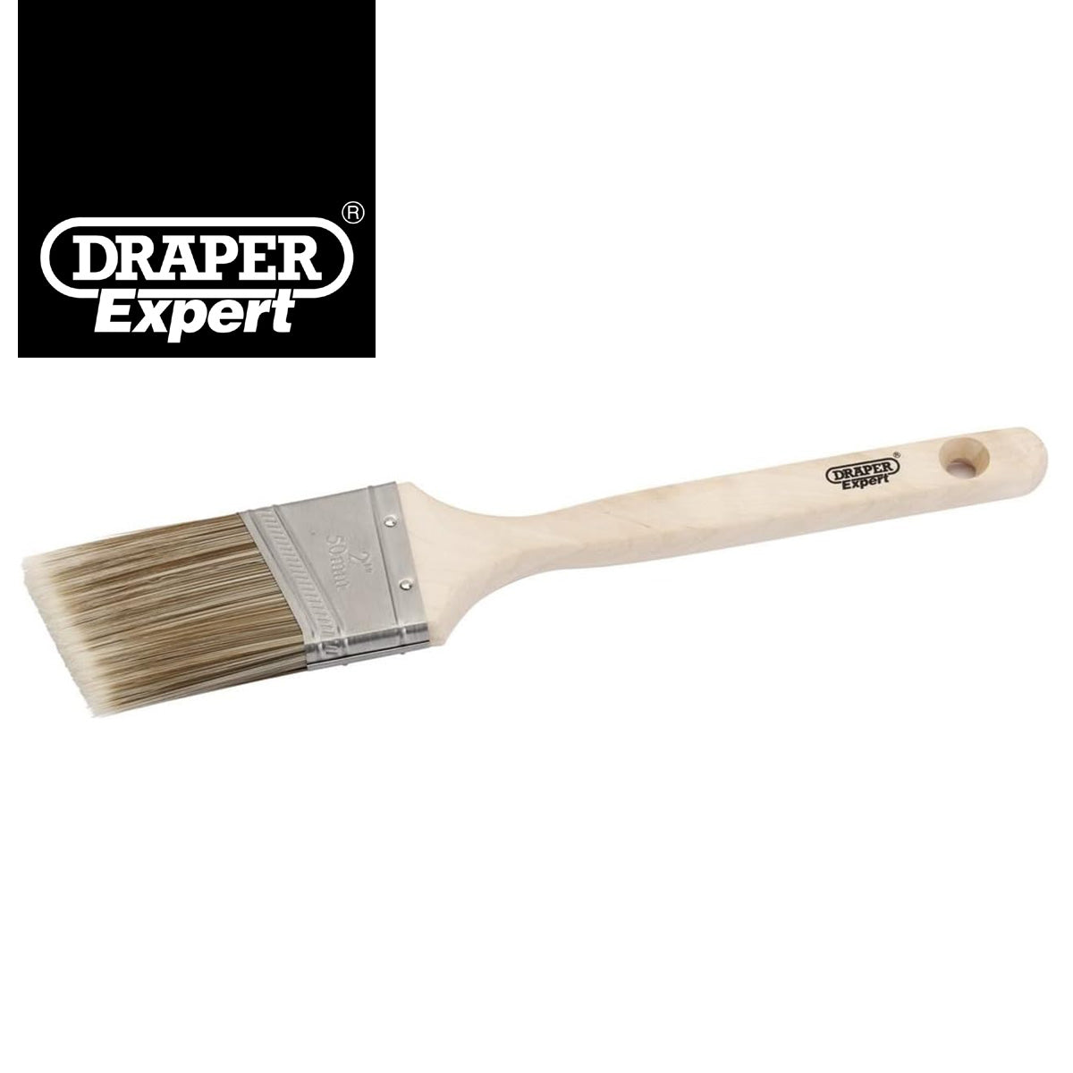 Draper 82555 50mm Precision Paint Brush | Synthetic Bristle Cutting In Paintbrush