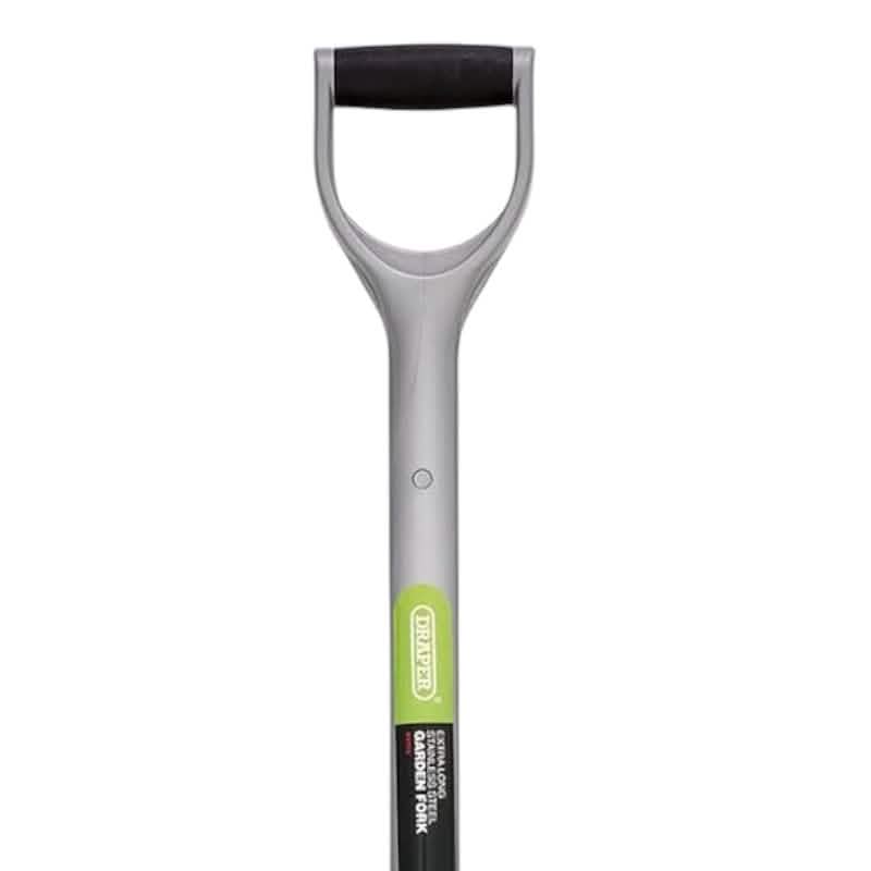 Draper 83753 Extra Long Stainless Steel Garden Fork with Soft Grip