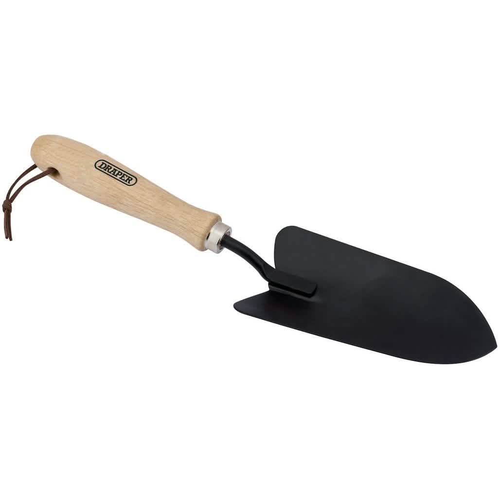 Draper Carbon Steel Hand Trowel With Hardwood Handle 83988