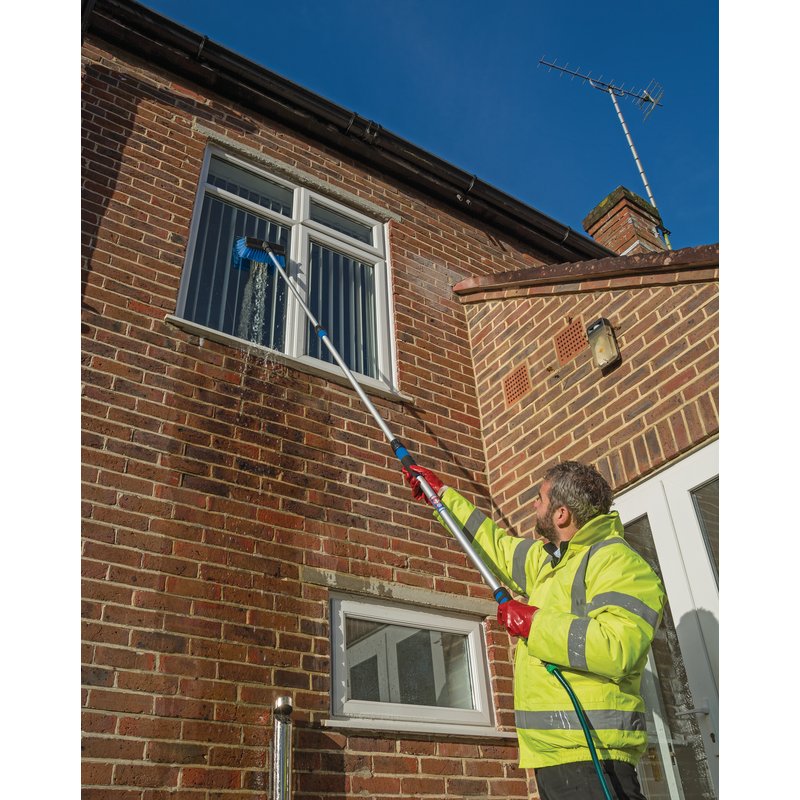 Draper Telescopic Washing Brush - Flow Through - 3 Metres -  85068