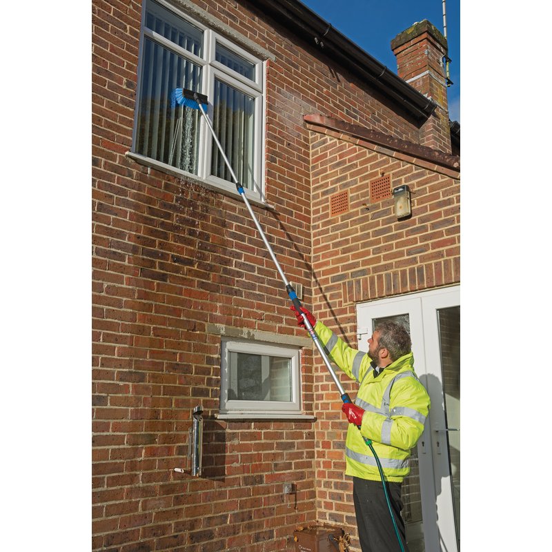 Draper Telescopic Washing Brush - Flow Through - 3 Metres -  85068