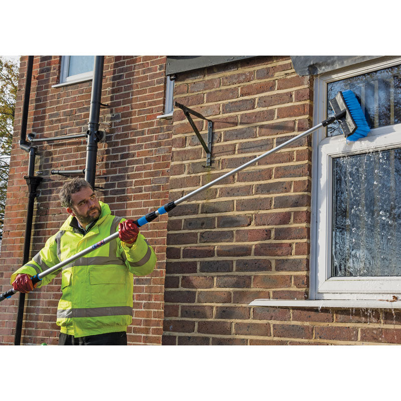 Draper Telescopic Washing Brush - Flow Through - 3 Metres -  85068