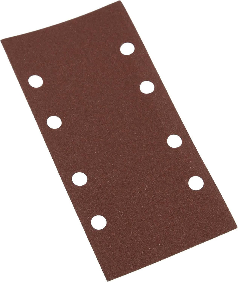 Hook and Loop 1/3 Sheets Punched, 120 Grit - Pack of 10 - Silverline 868737