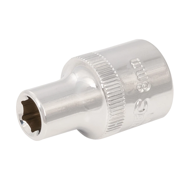 8MM SOCKET 1/2" DRIVE METRIC 887873 Silverline