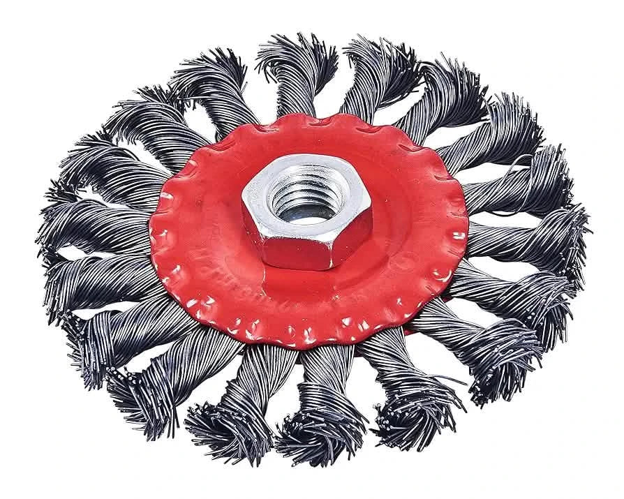 Amtech F3365 100mm  Twist Knot Wire Wheel