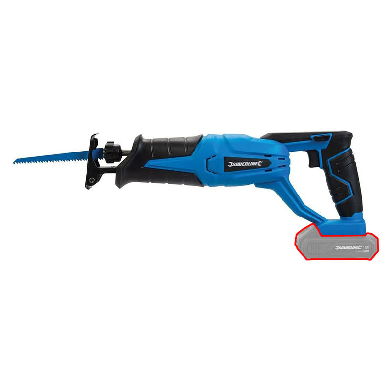 18V Cordless Reciprocating Saw Silverline 953452 | SOLD BARE NO BATTERY/CHARGER