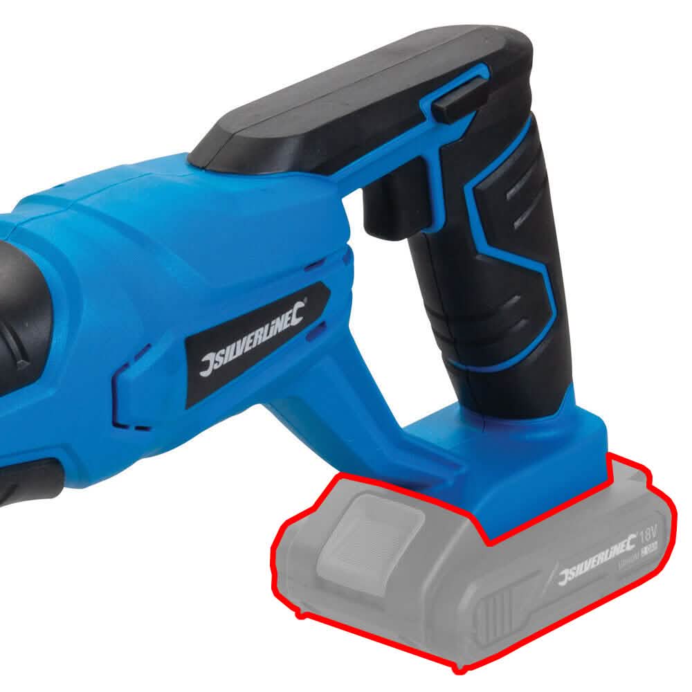 18V Cordless Reciprocating Saw Silverline 953452 | SOLD BARE NO BATTERY/CHARGER
