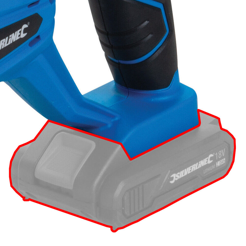 18V Cordless Reciprocating Saw Silverline 953452 | SOLD BARE NO BATTERY/CHARGER