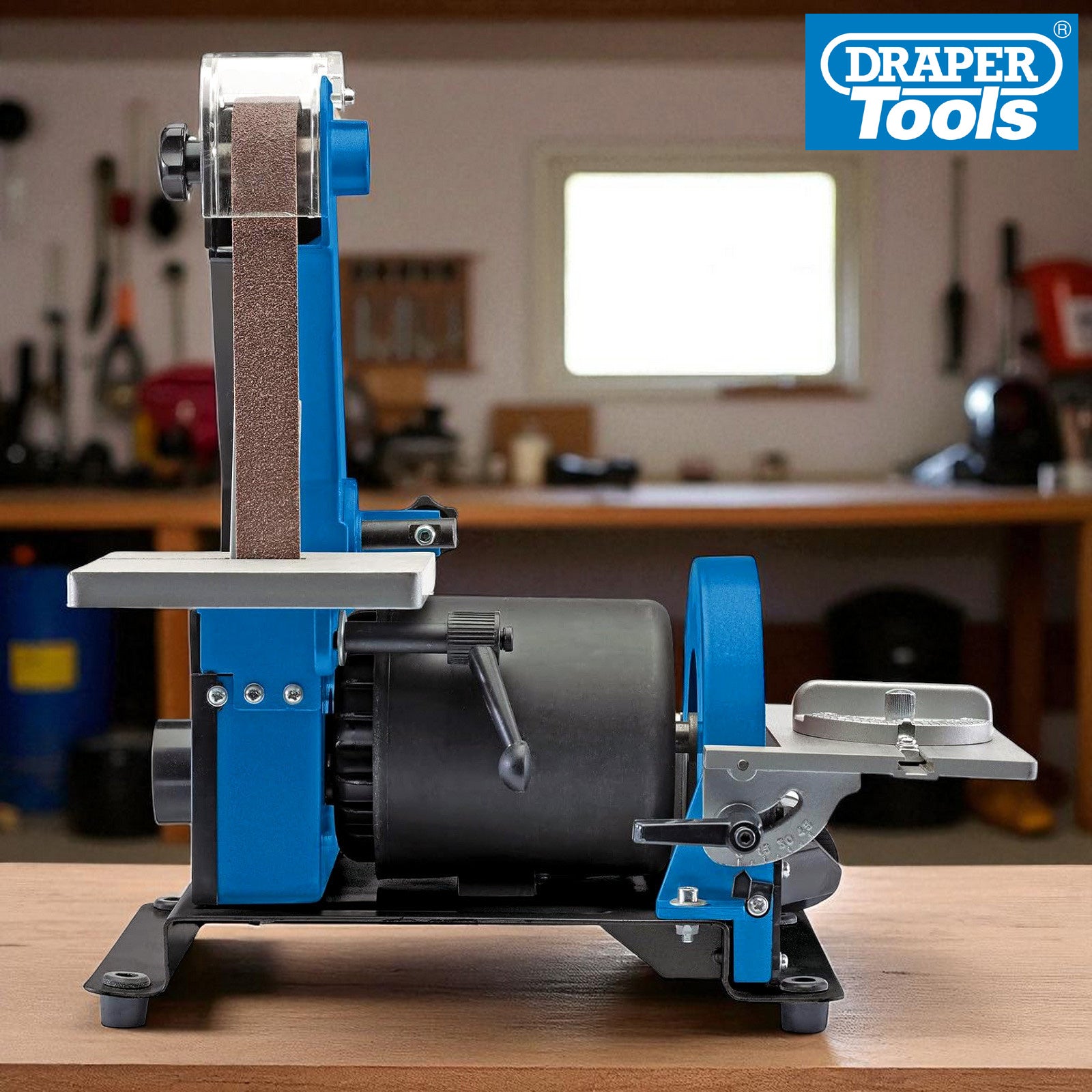 Draper 98419 300W Electric Belt and Disc Sander